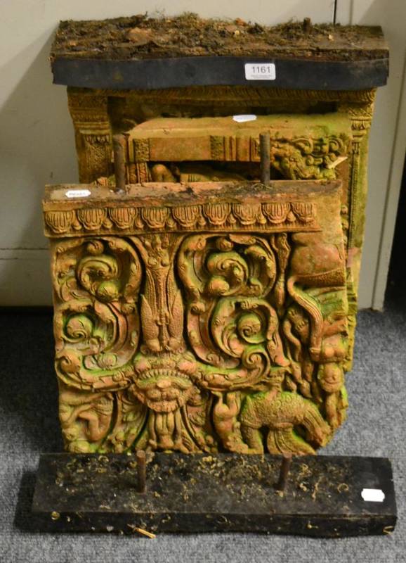 Lot 1161 - Three Indian reliefs