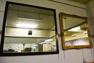 Lot 1165 - Two large modern mirrors