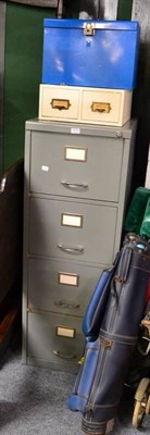 Lot 1172 - A filing cabinet and sundry