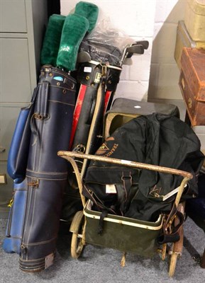 Lot 1173 - Two bags of golf clubs