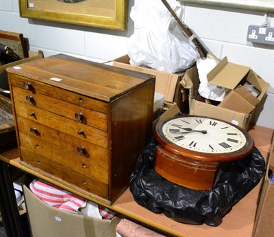 Lot 1178 - A quantity of clocks and watches, movement parts, clock books etc