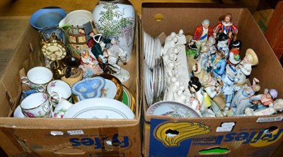 Lot 1239 - A large assortment of ceramics including a Beswick 'Merry Wives of Windsor' jug; City of Leeds...