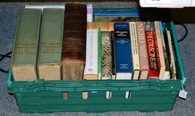 Lot 1257 - A box of assorted reference books