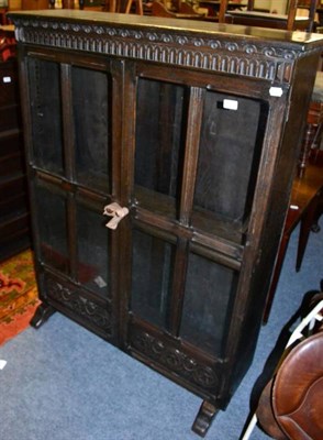 Lot 1281 - A glazed bookcase