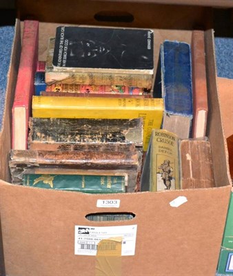 Lot 1303 - A quantity of assorted books including Bernard Shaw; Dickens; Scientic; Mathematics etc (one box)