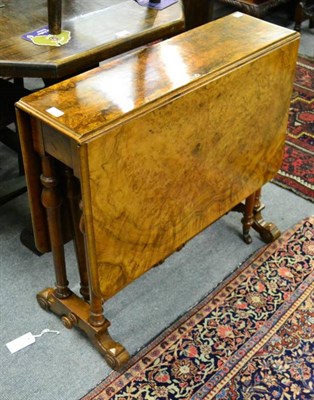 Lot 1353 - A Victorian figured walnut Sutherland table