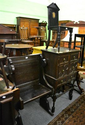 Lot 1360 - A Victorian oak side chair (Reputedly made from pews from Shakespeare's Church - Holy Trinity...