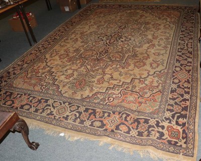 Lot 1507 - A Heriz design machine made carpet