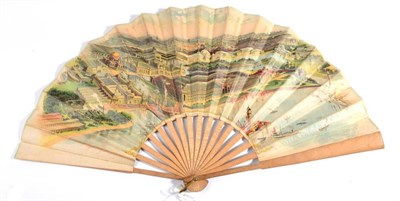 Lot 87 - A Commemorative Fan, produced in 1893 in conjunction with the World's Columbian Exhibition held...