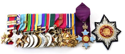 Lot 25 - A Good Group of Sixteen Copy Medals as Awarded to Air Vice Marshal James Edgar ''Johnnie'' Johnson