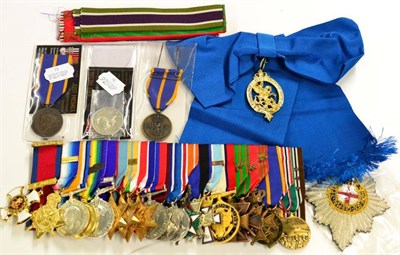 Lot 26 - A Good Group of Twenty Two Copy Medals as Awarded to Field Marshal Bernard Montgomery, court...