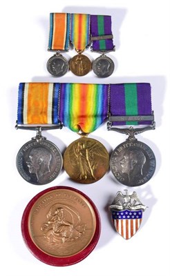 Lot 54 - A First World War Trio, awarded to CAPT.W.PHILP, comprising a British War Medal, Victory Medal...
