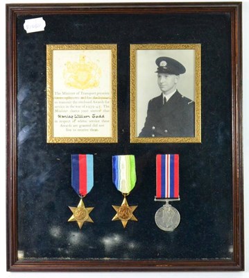 Lot 68 - A Second World War Trio to Merchant Navy Casualty Stanley William Todd, comprising 1939-45...