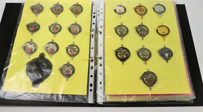 Lot 97 - A Collection of Fifty Six Post-Second World War French Cap Badges, including Commando Training...