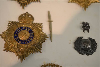 Lot 99 - A Collection of Forty Five O.T.C. and Territorial Cap and Collar Badges, mainly staybrite,...