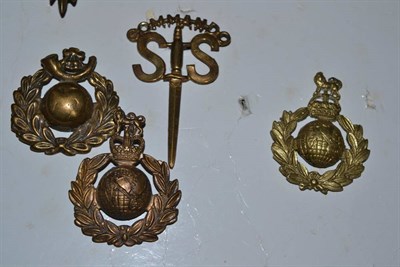 Lot 99 - A Collection of Forty Five O.T.C. and Territorial Cap and Collar Badges, mainly staybrite,...