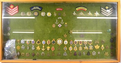 Lot 114 - A Collection of One Hundred and Eleven Canadian Badges, comprising twelve First World War...