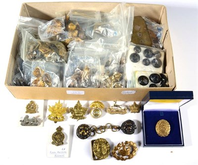 Lot 122 - Seven Canadian Cap and Collar Badges, including Princess Louise's Fusiliers by W Scully Ltd.,...
