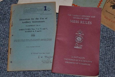 Lot 135 - A Quantity of Military Reference Books, including Kipling & King Headdress Badges of the...