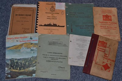Lot 135 - A Quantity of Military Reference Books, including Kipling & King Headdress Badges of the...