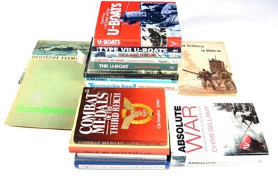 Lot 148 - A Collection of Nineteen German Military Reference Books and Histories, pertaining to U Boats...