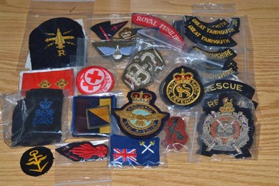 Lot 156 - A Collection of British and Canadian Cloth Insignia, including Air Training Corps, RAF, Royal...