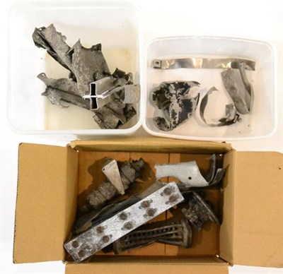 Lot 194 - A Collection of Five Sets of Second World War British Aircraft Relics, comprising parts from a...