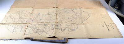Lot 209 - Three Early 20th Century Indian and Afghanistan Cloth-Mounted Military Maps, comprising...