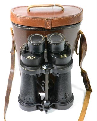 Lot 213 - A Pair of Second World War Naval 7x CF41 Binoculars by Barr & Stroud, Glasgow & London, to...