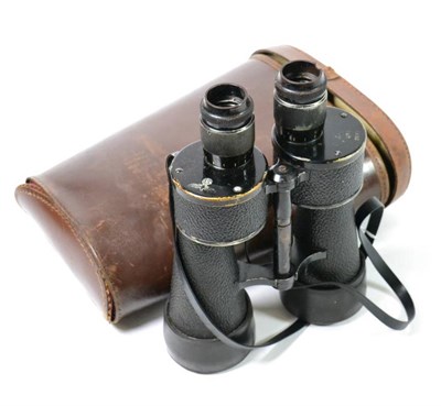 Lot 271 - A Pair of Second World War German Third Reich Kriegsmarine 7x50 Binoculars, probably by Ernst...