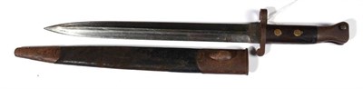 Lot 292 - A British Pattern 1888 Bayonet, Mk.1, Second Type, by Sanderson, Sheffield, variously stamped...