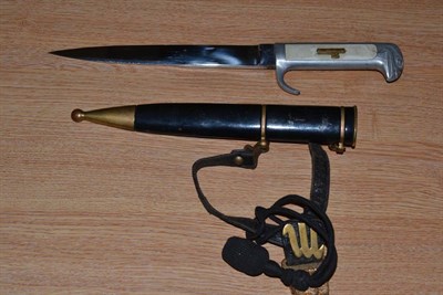 Lot 299 - A Second World War Model 1932 Italian Fascist General Officer's Dress Dagger, with 19.5cm...
