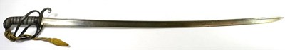 Lot 322 - A William IV 1821 Pattern Light Cavalry Officer's Sword, each side of the 90.5 cm quill back...