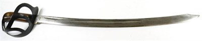 Lot 347 - A Dutch 1898 Pattern Klewang, the 61cm clip point steel blade marked at the ricasso ALEX....