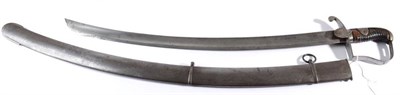 Lot 354 - A George III 1796 Pattern Light Cavalry Trooper's Sword, the 70.5cm single edge broad fullered...