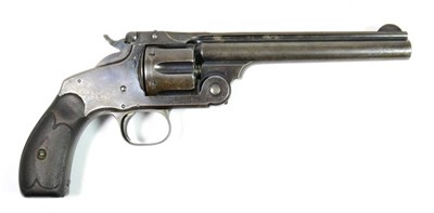 Lot 446 - A Smith & Wesson Model No.3 .44 Russian Six Shot Single Action Revolver, No.25082, with blued...