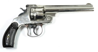 Lot 447 - A Smith & Wesson First Model .44 Russian Six Shot Double Action Revolver, numbered 26047, with...