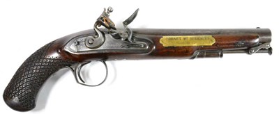 Lot 453 - An Early 19th Century Officer's Flintlock Pistol by John Prosser of London, carried at Waterloo...