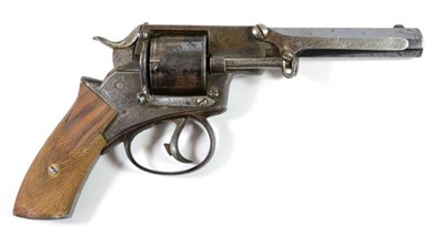 Lot 464 - A Mid 19th Century .38 Rimfire Five Shot Revolver by James Calderwood, Sackville St., Dublin,...