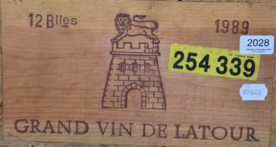 Lot 2028 - Chateau Latour 1989 Pauillac 12 bottles owc 97/100 Wine Spectator August 2000
