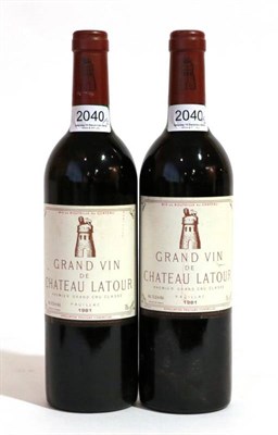 Lot 2040 - Chateau Latour 1981 Pauillac 2 bottles