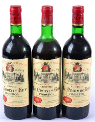Lot 2058 - Chateau La Croix de Gay Pomerol 1978 11 bottles