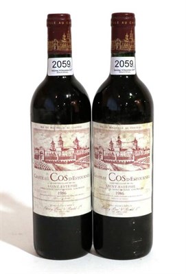 Lot 2059 - Chateau Cos d'Estournel 1986 2 bottles