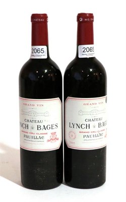 Lot 2065 - Chateau Lynch Bages 2005 Pauillac 2 bottles 94+/100 Robert Parker August 2011 96/100 James Suckling