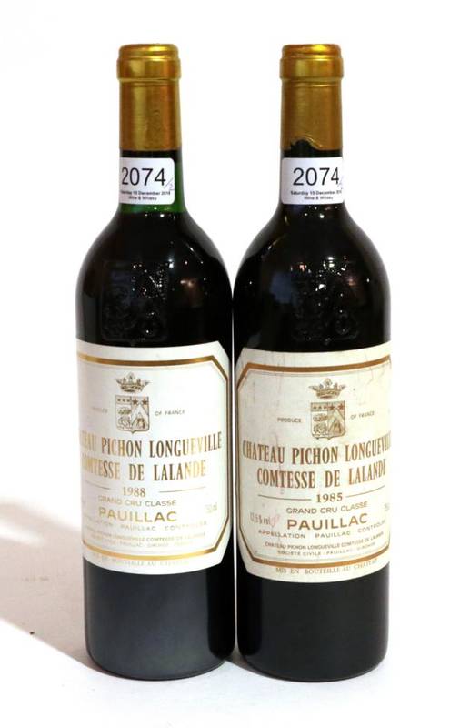Lot 2074 - Chateau Pichon Longueville Comtesse de Lalande 1985 Pauillac 1 bottle, Chateau Pichon...