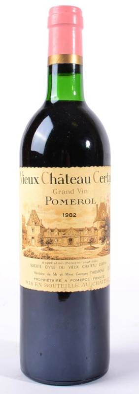 Lot 2076 - Chateau Vieux Chateau Certan 1982 Pomerol 1 bottle
