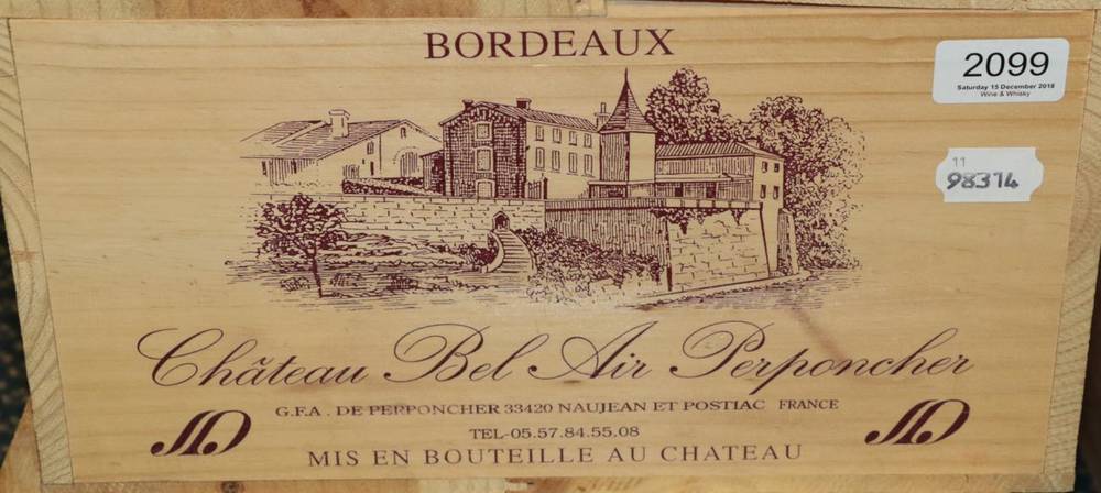 Lot 2099 - Chateau Bel Air 2000 Bordeaux Superior 12 bottles owc