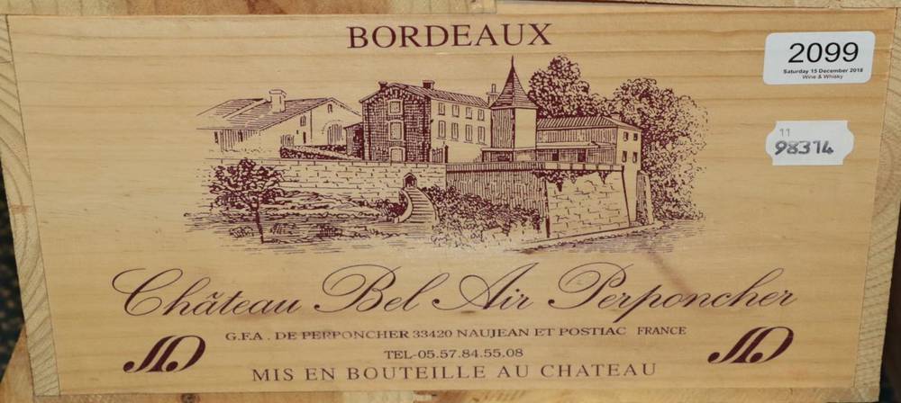 Lot 2099 - Chateau Bel Air 2000 Bordeaux Superior 12 bottles owc