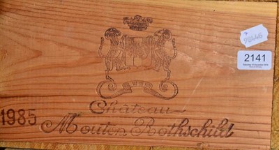 Lot 2141 - Chateau Mouton Rothschild 1985 Pauillac 12 bottles owc Cellared by the Wine Society 99/100...