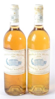 Lot 2148 - Pavillion Blanc du Chateau Margaux 1994 Margaux 2 bottles
